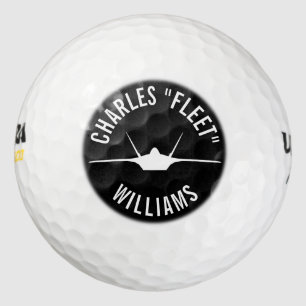 Balles De Golf F-22 Raptor Fighter Jet Golf Ball avec nom personn