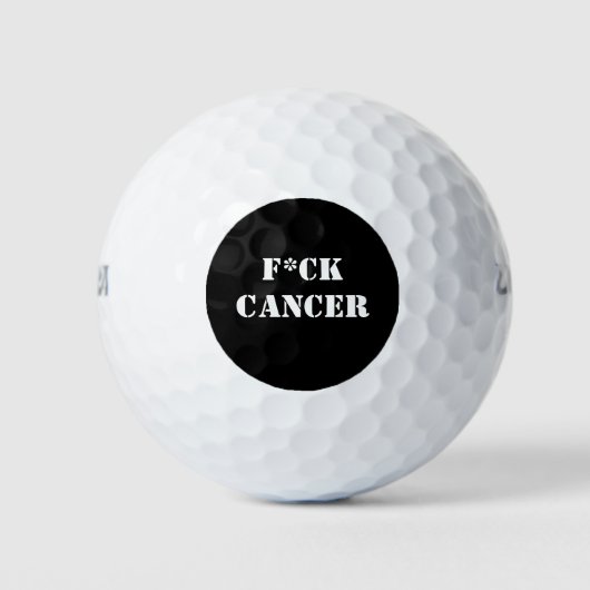 Balles De Golf F*CK Cancer Golf Ball (Devant)