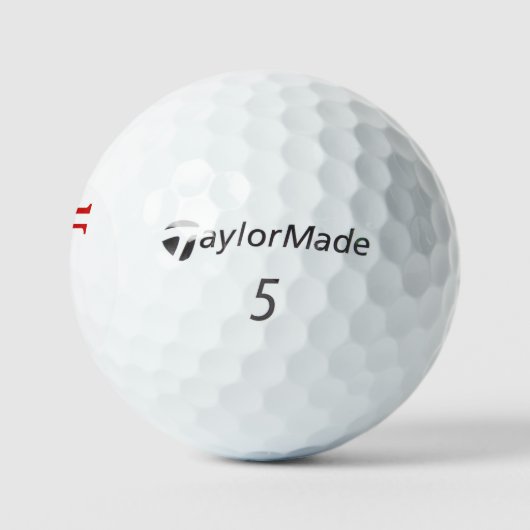 Balles De Golf F Monogramme superposé sur le drapeau américain tm (Logo)