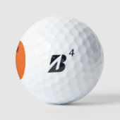 Balles De Golf F Monogramme superposé sur le drapeau NLD sur ou ê (Logo)