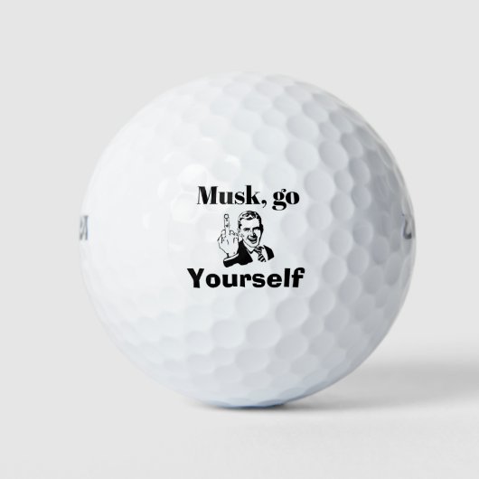 Balles De Golf F Vous Musk Golf Ball (Devant)