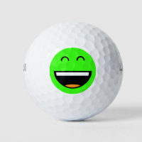 Facile À Trouver Émoji Vert Lumineux