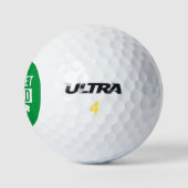 Balles De Golf Faisons monter la chance pour la Saint-Patrick (Logo)
