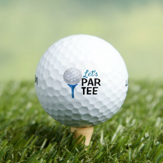 Balles De Golf Faisons PAR TEE Golf Balls (T-shirt Insitu)