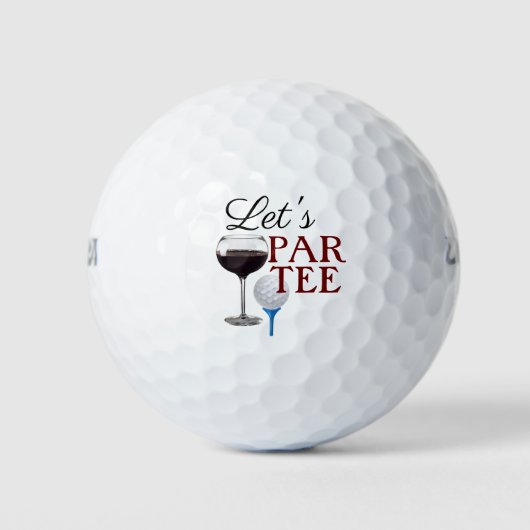 Balles De Golf Faisons PAR TEE Golf Balls (Devant)