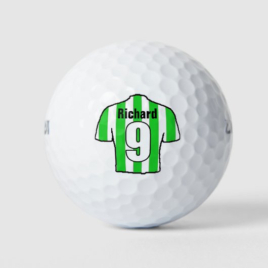 Balles De Golf Fan de football en maillot (Devant)