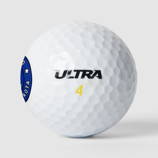 Balles De Golf Fargo Dakota du Nord (Logo)