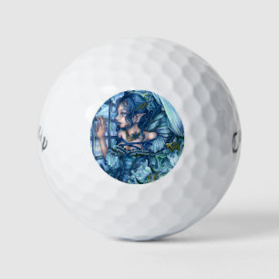 Balles De Golf Fée de givre vue d'un hiver saphir