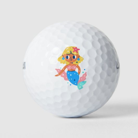 Balles De Golf Fée de sirène (Devant)