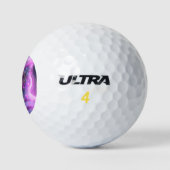 Balles De Golf Fée rose pastel douce (Logo)