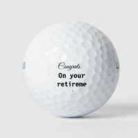 Félicitations minimales simples nom de la retraite