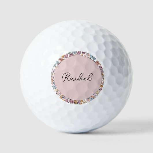 Balles De Golf femme amusante féministe (Recto)