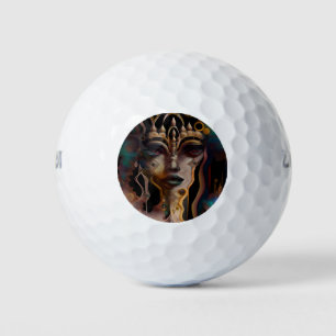 Balles De Golf Femme égyptienne ancienne Abstraite