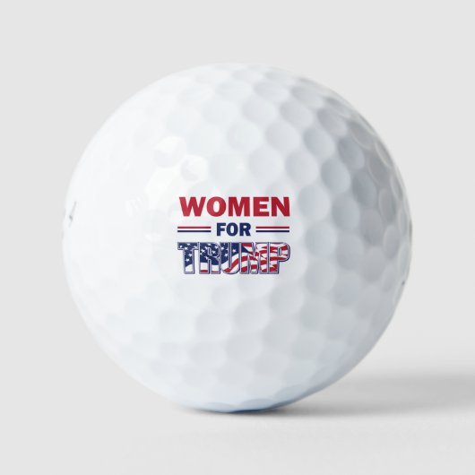 Balles De Golf Femmes pour Trump - Trump 2020 (Devant)