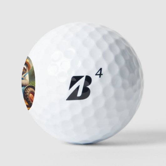 Balles De Golf Fermier de Sloth (Logo)