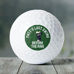 Balles De Golf Fête De Bachelor Personnalisée Favoriser Golf Voya