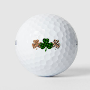 Balles De Golf Fête de la Saint-Patrick Chanceux Irlandais Vert C