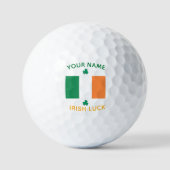 Balles De Golf Fête de la Saint-Patrick Drapeau de l'Irlande Nom (Recto)