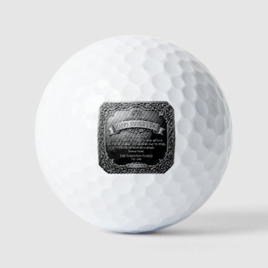 Balles De Golf Fête des Pères (Recto)