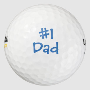 Balles De Golf fête des pères #1 Papa (Numéro Un Papa)