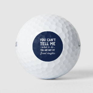 Balles De Golf Fête des pères cadeau pour grand-père de petite fi