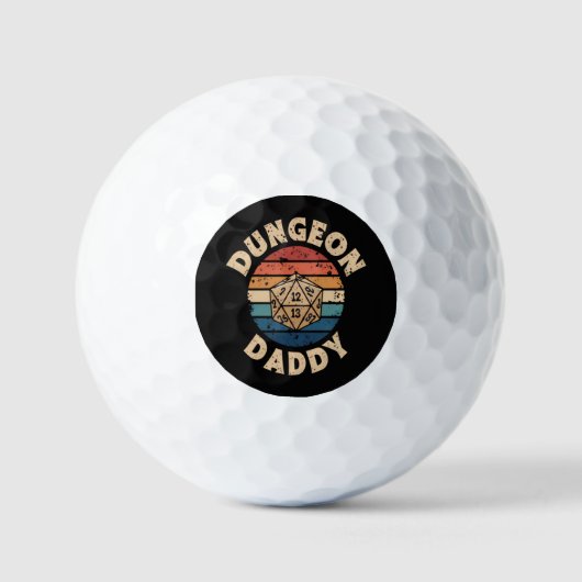 Balles De Golf Fête des Pères Dungeon Daddy (Recto)