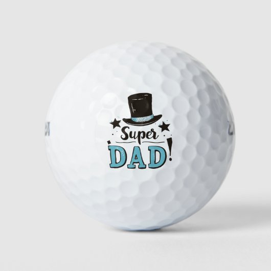 Balles De Golf Fête des pères - Fête de Super Papa (Devant)