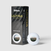 Balles De Golf Fête des pères Italie et Scripture Golf Balls (Emballage)