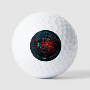 Balles De Golf Feu rouge d'enfer océanique