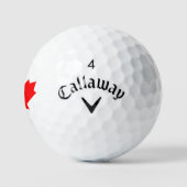 BALLES DE GOLF FEUILLE D'ÉRABLE (Logo)