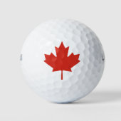 Balles De Golf Feuille d'érable canadienne (Devant)