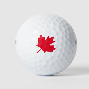 Balles De Golf Feuille d'érable canadienne