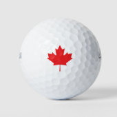 Balles De Golf Feuille d'érable canadienne (Devant)