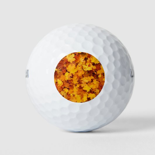 Balles De Golf Feuilles d'automne (Devant)