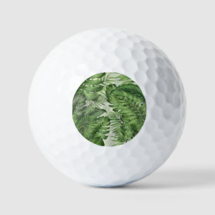 Balles De Golf Feuilles de jungle tropicale : arrière - plans flo