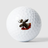 Balles De Golf Feuilles de l'érable rouge orignal (Recto)
