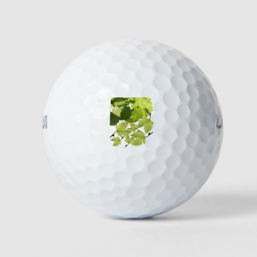 Balles De Golf Feuilles de vigne verte (Devant)