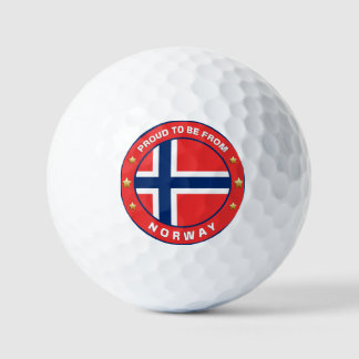 Balles De Golf Fier d'être de Norvège