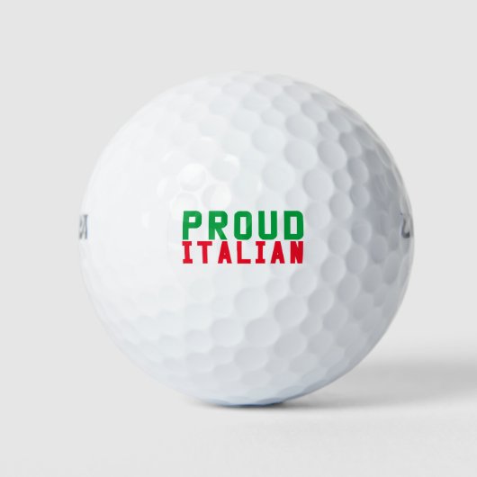 Balles De Golf Fier Italien (Devant)
