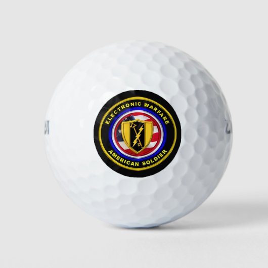 Balles De Golf Fière armée de guerre électronique vétéran (Devant)