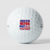 Balles De Golf Fière de soutenir Trump (Recto)