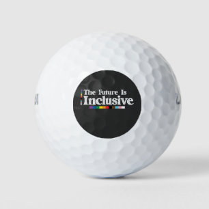Balles De Golf Fierté LGBT L'Avenir Est Inclusif Gay Lesbian