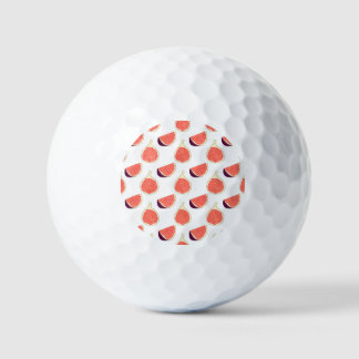 Balles De Golf Fig mauve : motif coloré