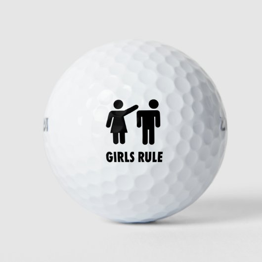 Balles De Golf Filles Femmes Power cadeau (Devant)