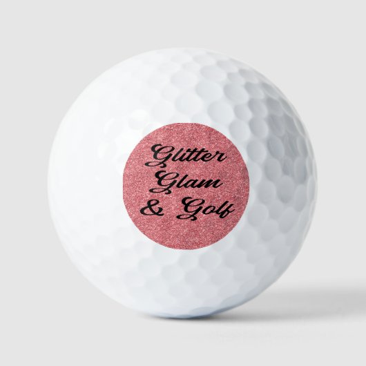 Balles De Golf Filles roses (Recto)