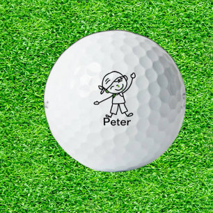 Balles De Golf Fils personnages en allumettes Extraordinaires cad