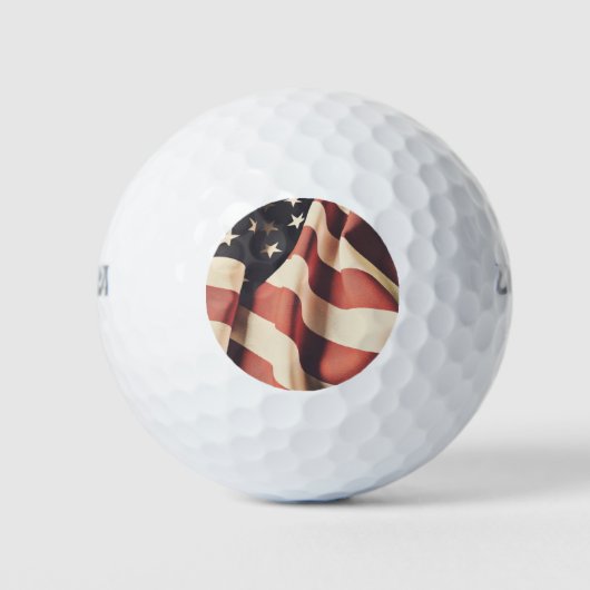 Balles De Golf Filtre drapeau des États-Unis (Devant)