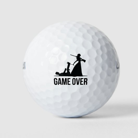 Balles De Golf Fin du jeu - mariage (Devant)