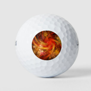 Balles De Golf Firestorm Nova Art Abstrait