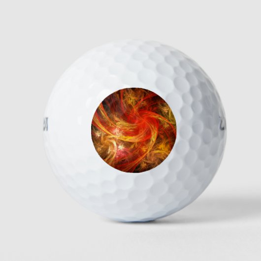 Balles De Golf Firestorm Nova Art Abstrait (Devant)